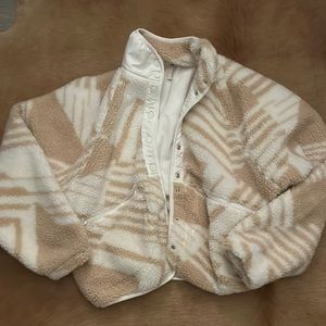 Free people hit the slopes fleece jacket
